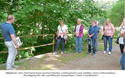 Saerbecker Wasserwegen auf der Spur