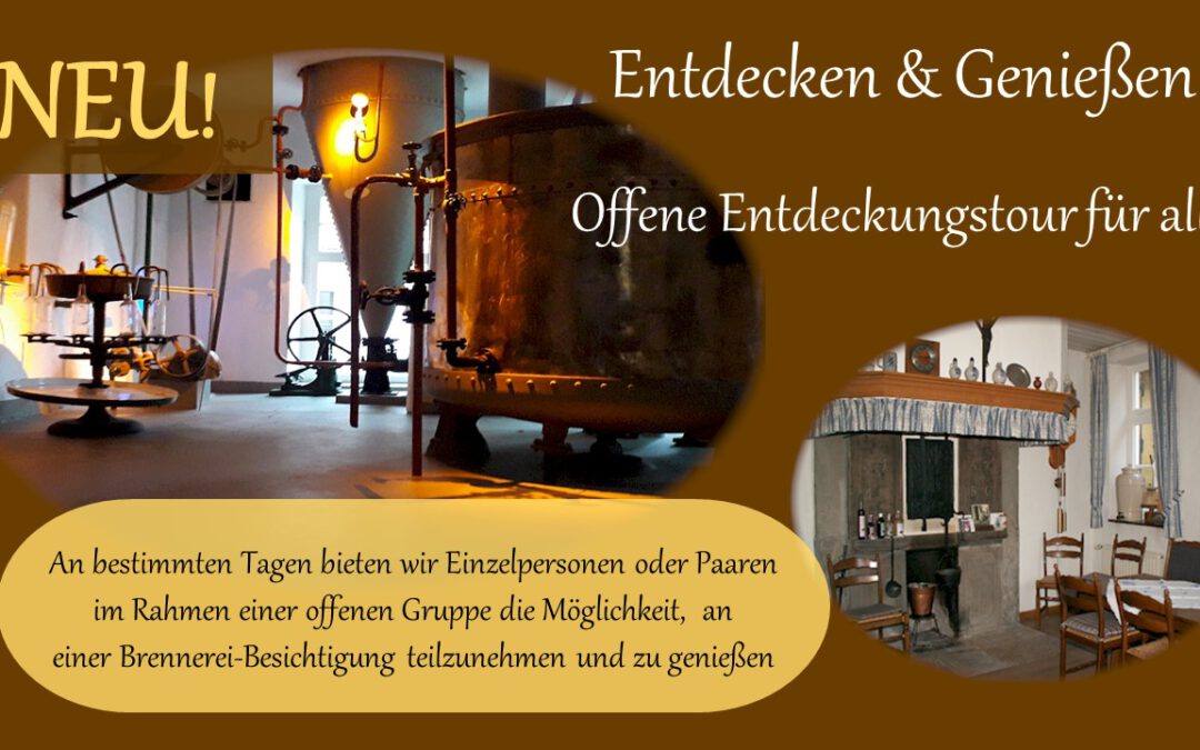 Neues Angebot: Entdecken und Genießen